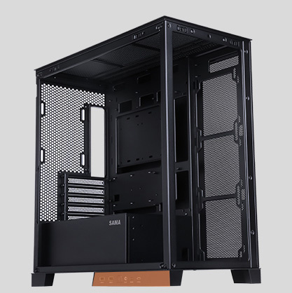 Sama AR01-RGB-BK Black Gaming Computer Case